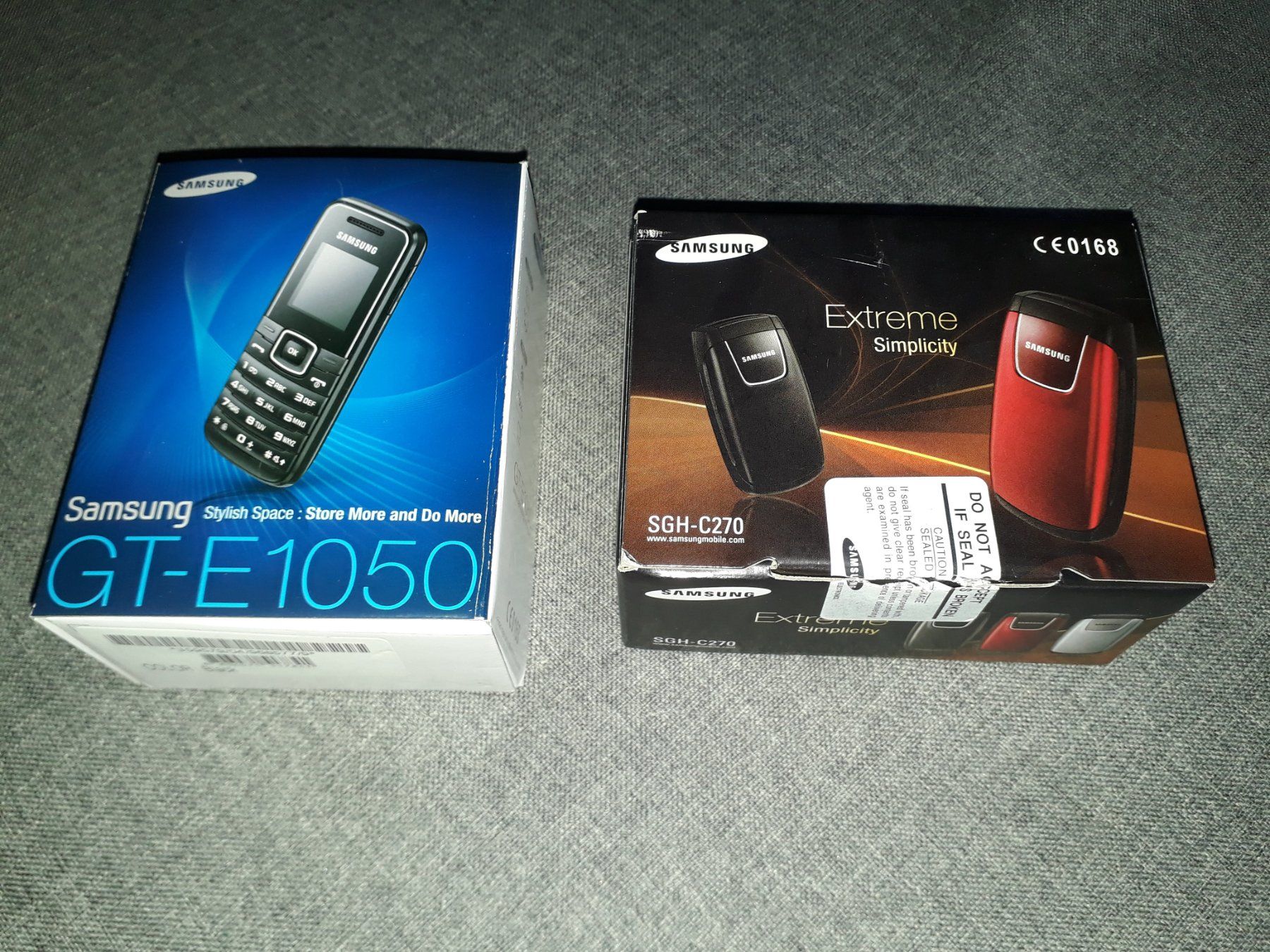 Samsung Handys / Smartphones: Zwei LEERE Samsung natel OVP – Gebraucht aus Wettingen von Sk8ertomda