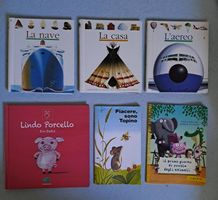 schöne italienische Kinderbücher und Coop Led Lampe neu