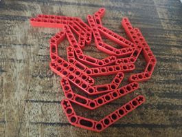 lego 32009 lot de 12 pièces Red Technic, Liftarm,