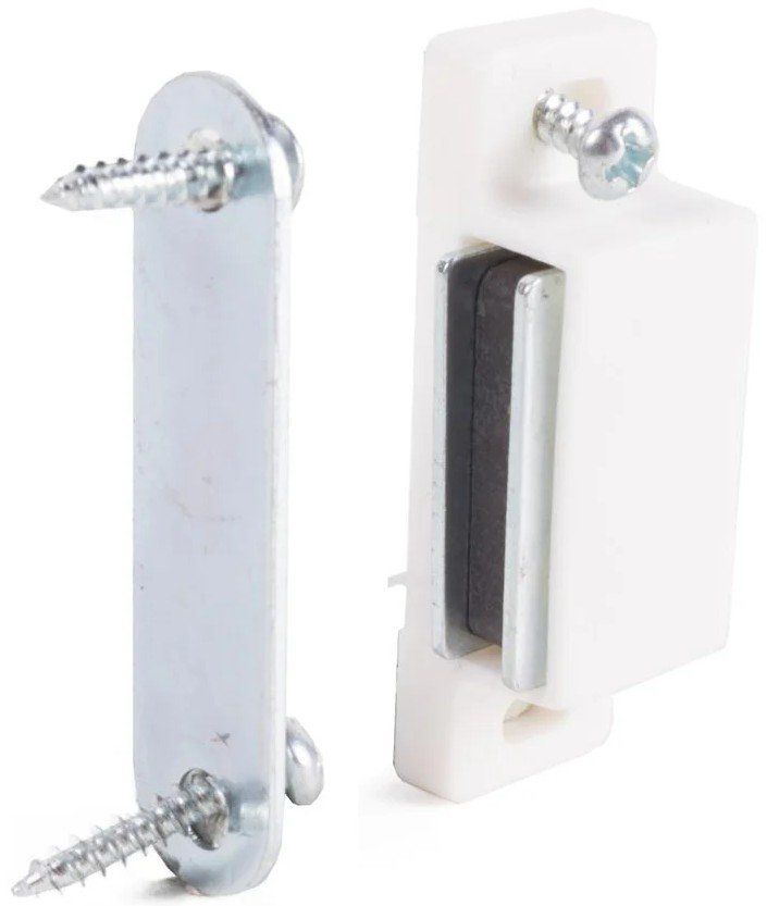 Eisenwaren: 2 x Magnetverschluss mit Gegenplatte  46 mm – Neu und originalverpackt aus St. Gallen von schnaeppchen-preise 3
