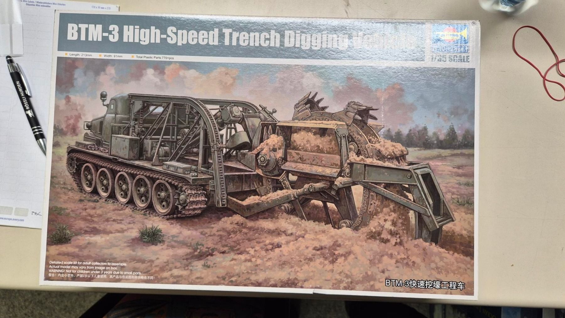 Kit di modellismo & Modellini statici: BTM High Speed Trench Digging – Nuovo (secondo la descrizione) da Wettingen venduto da Mmarb