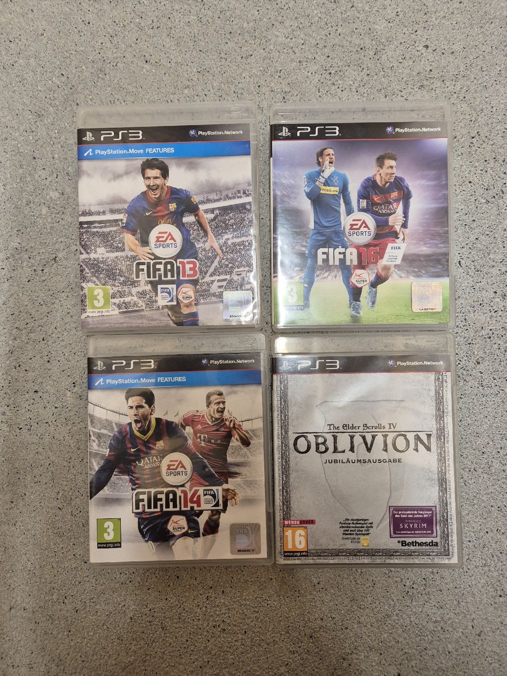 Jeux: PS3 Spiele: FIFA 13, 14, 15, Oblivion – D'occasion à Sursee par wmbcar