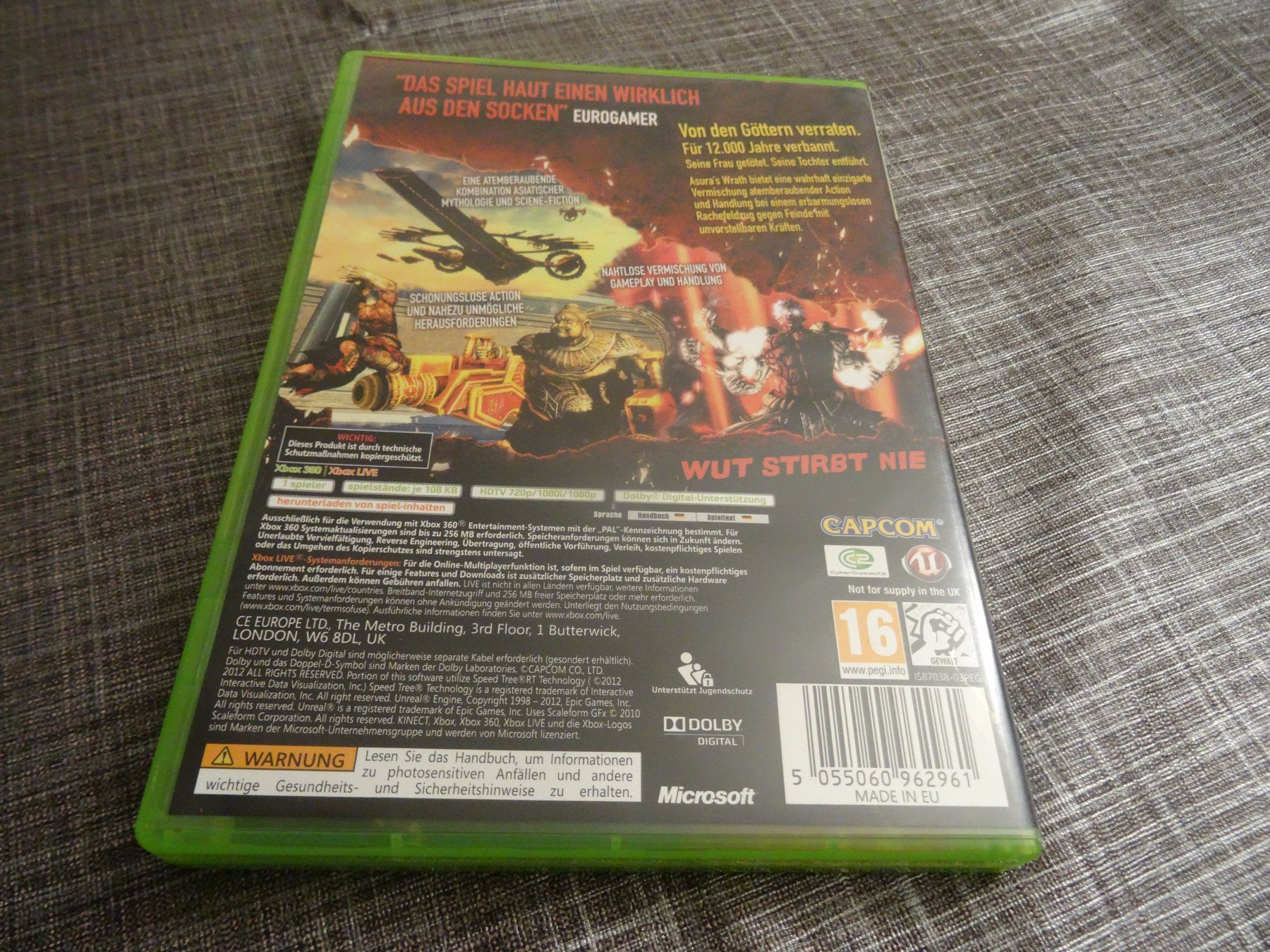 Microsoft Giochi: Xbox 360 - Asura's Wrath - – Usato da Olten venduto da Disc-Ausverkauf 2