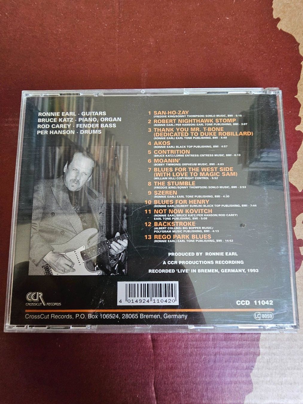 CDs: CD - Ronnie Earl And The Broadcasters – Blues And... – Gebraucht aus Biberist von Foolio0 1