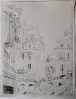 Jean-Gabriel DARAGNES "PRÉSENCE DE PARIS" 1937 Gravure