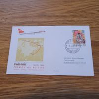 Luftpost Brief Genève Zürich Anchorage Tokyo 1986 Swissair