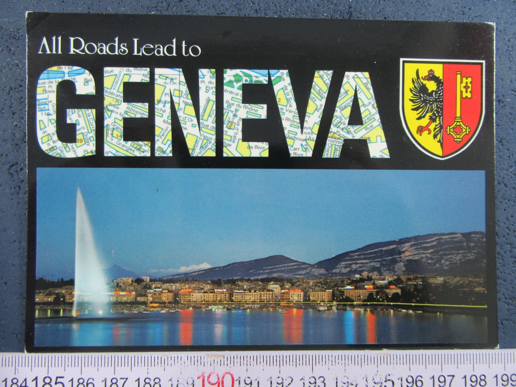 Cartoline postali: GENEVA GE AK – Usato da Ettingen venduto da Hausi4711