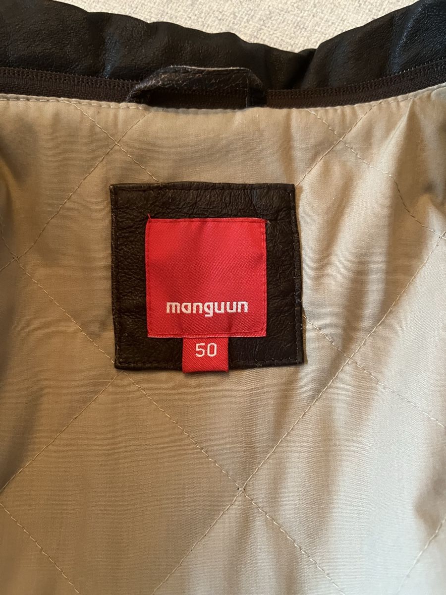 Jacken: Manguun Herren Lederjacke braun Gr. 50 – Neu (gemäss Beschreibung) aus Horgen von Saenker 5