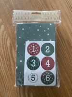24 pochettes papier cadeau biscuit de noel neuf calendrier