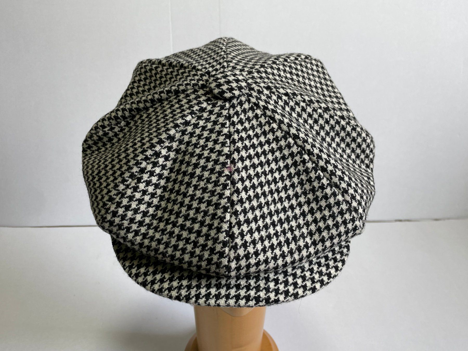 Copricapi, berretti & cappellini: Lock & Co Hatters Sandwich Houndstooth Bakerboy Gr 59 NEW – Nuovo (secondo la descrizione) da Zürich venduto da le_souk