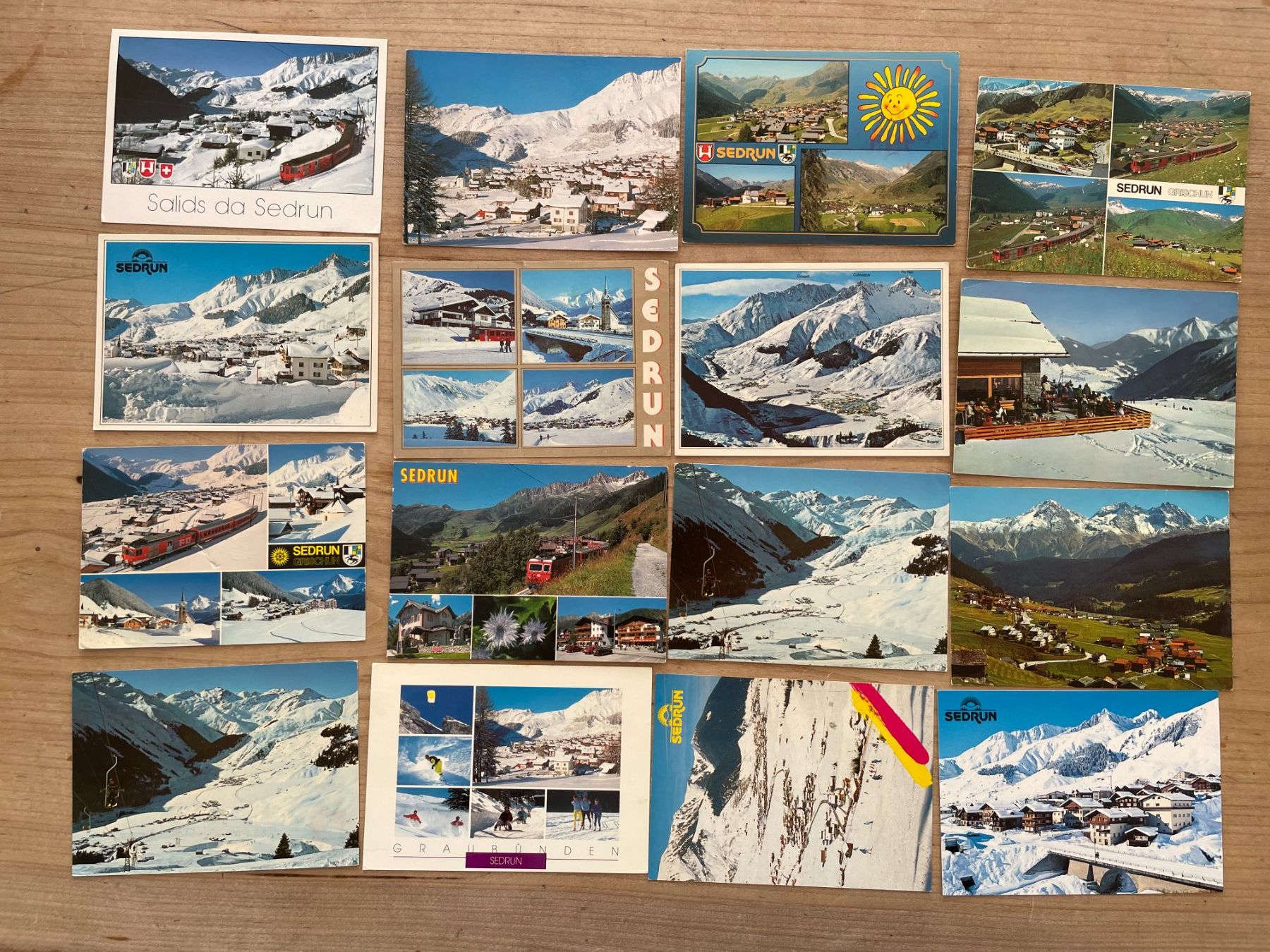 Cartes postales: AK GR 16 Ansichtskarten von Sedrun – D'occasion à Thal par Danny82