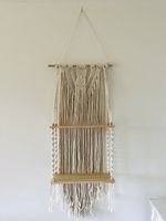 Makramee Wandregal Hängeregal Boho Stil NEU unbenutzt Regal