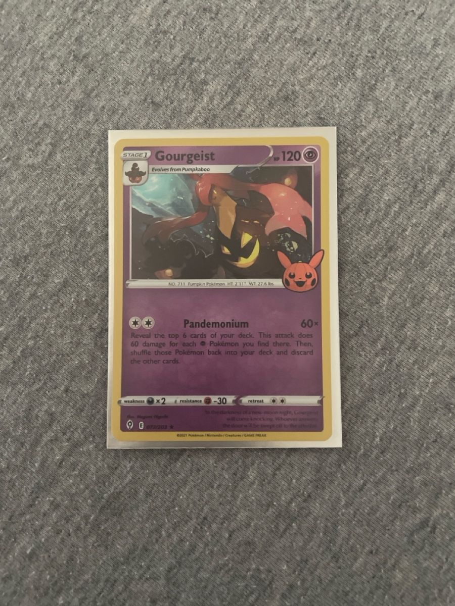 Pokémon Carte collezionabili: Gourgeist Evolving Skies Halloween Stempel – Nuovo (secondo la descrizione) da Flawil venduto da Duft-Alchemist