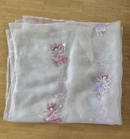 2 x Vorhang Feen Prinzessin, 140 x 240 cm, weiss lila pink