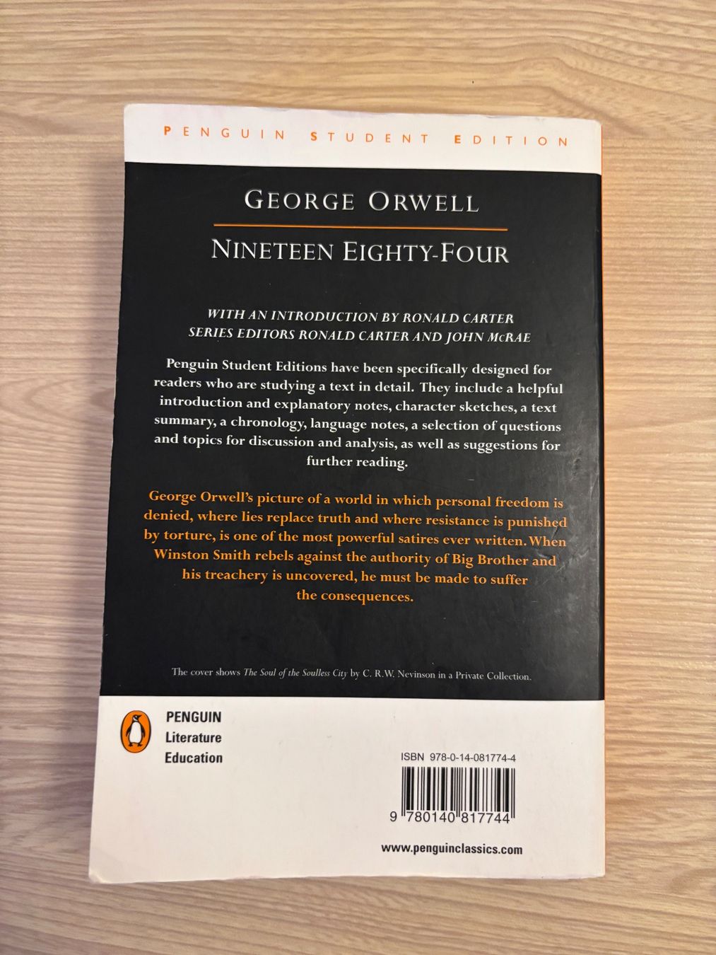 Bücher: Nineteen Eighty-Four, George Orwell, Penguin Student Edition – Gebraucht aus Niederrohrdorf von Madoqua 1