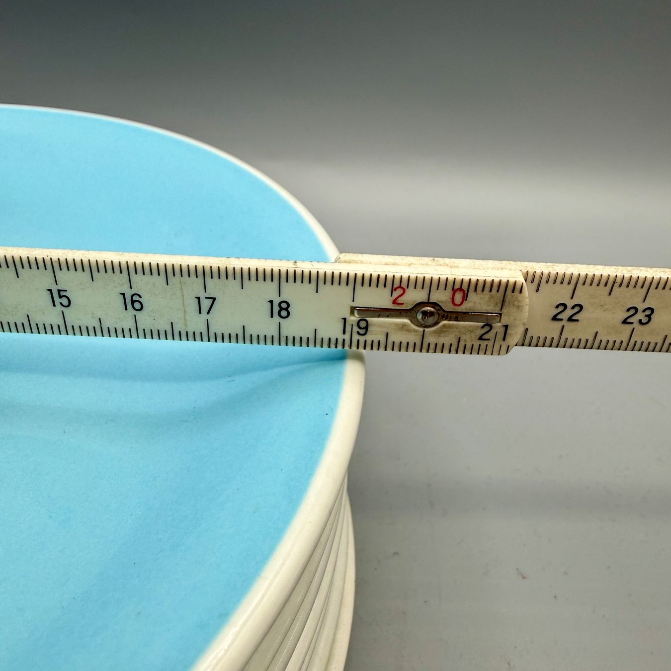 Rössler Teller: 7 Dessertteller  Rössler Blau 19cm – Gebraucht aus Ueberstorf von Brocandi 3