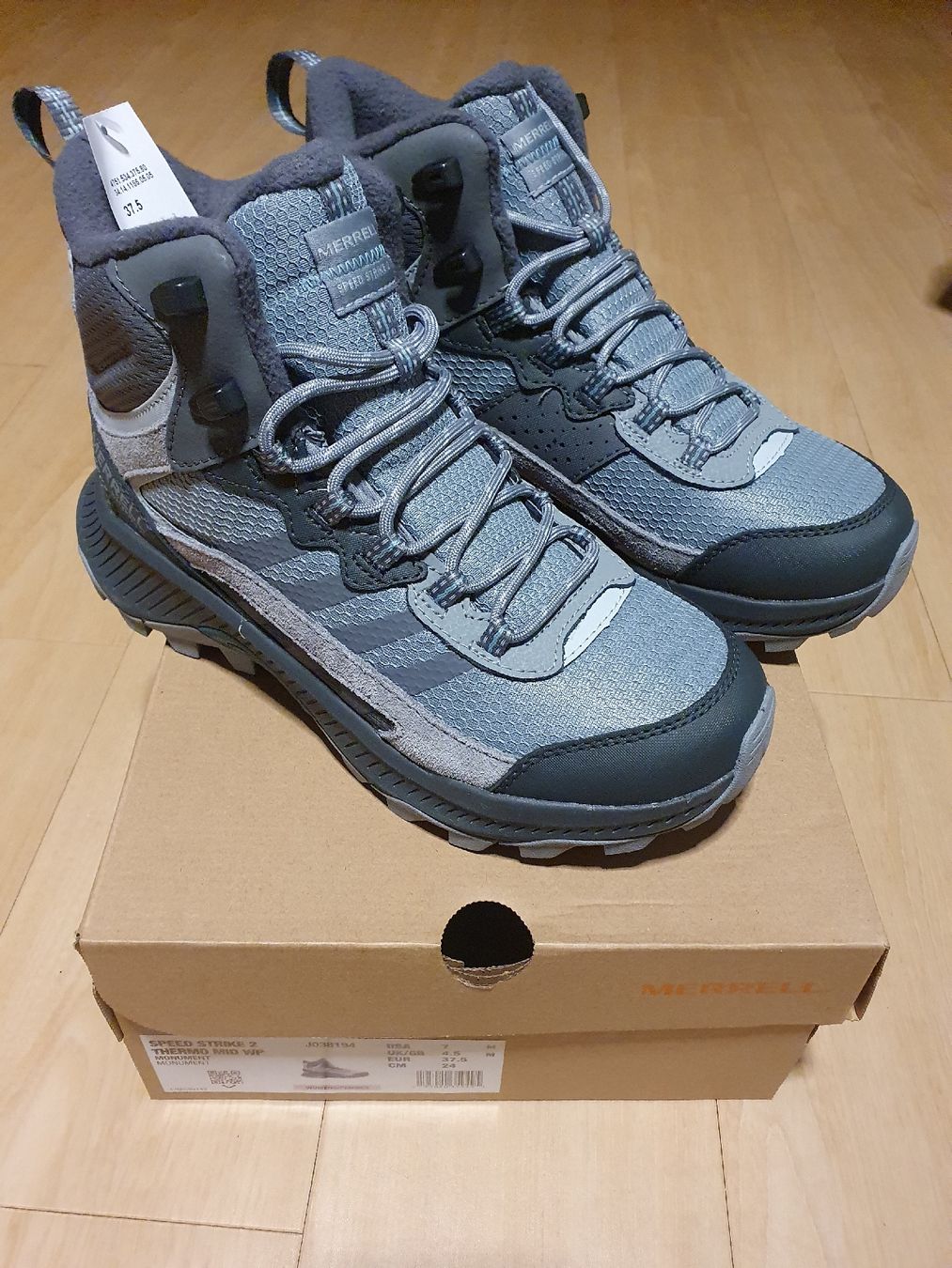 Merrell Scarpe da donna: NEU Merrell Wanderschuhe Gr. 37.5 Speed Strike 2 Thermo – Nuovo e nell'imballaggio originale da Val D Illiez venduto da SnowRoof