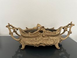 Antike Jardinière im Rokoko-Stil mit Einsatz