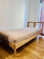 Geschenk: holzbett 90x200cm, Ohne Matratze 
