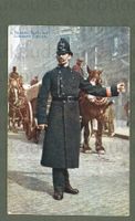 AK Farblitho London GB Verkehrsdienst Ludgate Circus ≈ 1900