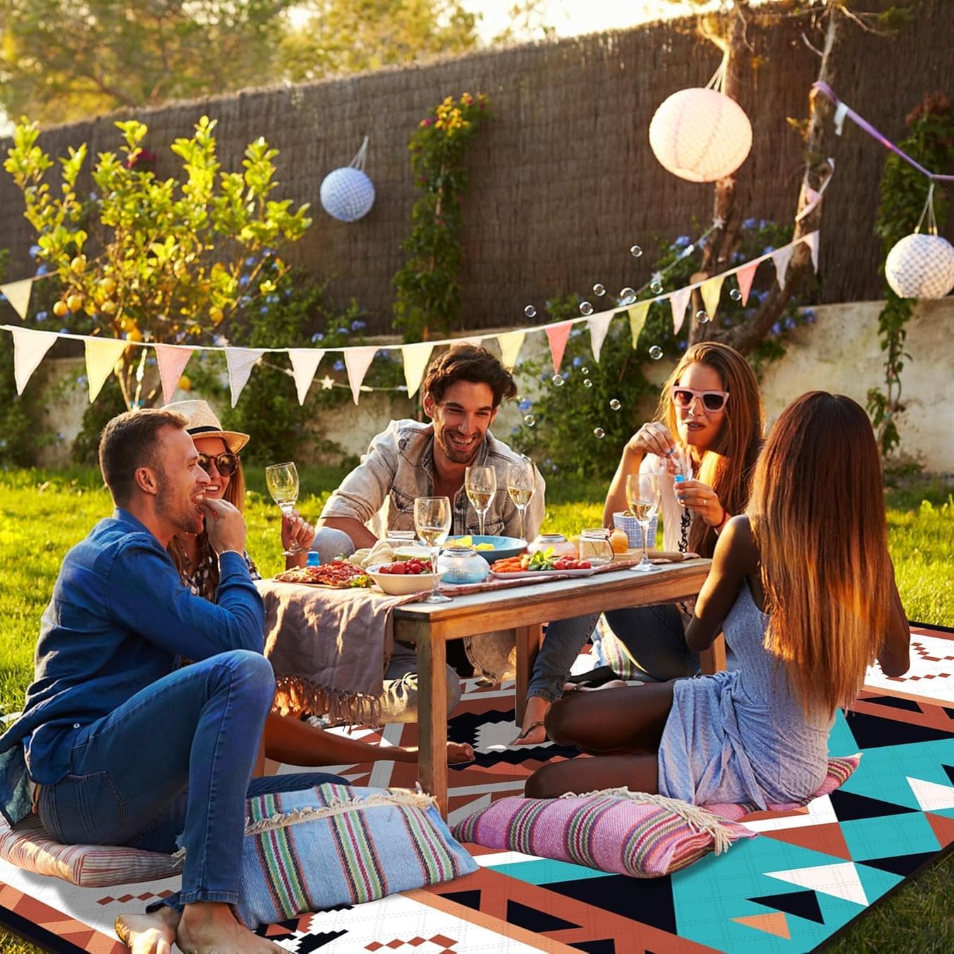 Coperte: Picknickdecke Wasserdicht 200x200cm – Nuovo e nell'imballaggio originale da Nuglar venduto da SaleRitter 1