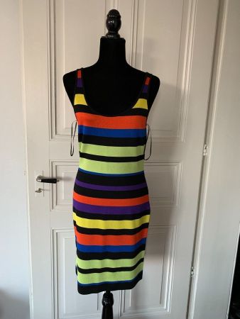 RALPH LAUREN: OVP/Buntes Kleid mit Kaufetikette $ 798, Gr 36