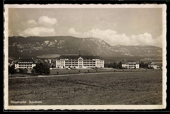Ansichtskarten: AK Solothurn, Bürgerspital – Gebraucht aus Berlin von bartko-reher