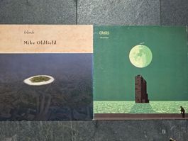 Mike Oldfield 2 vinyles Islands Crises