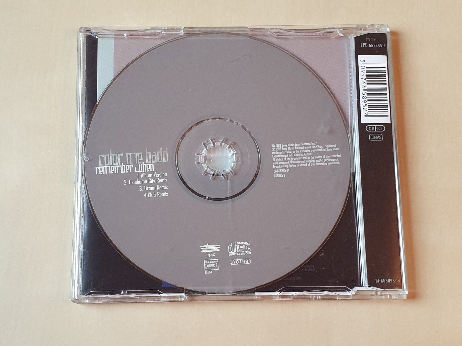 CDs: Color me badd remember when – Gebraucht aus Stansstad von collectorsshop 1