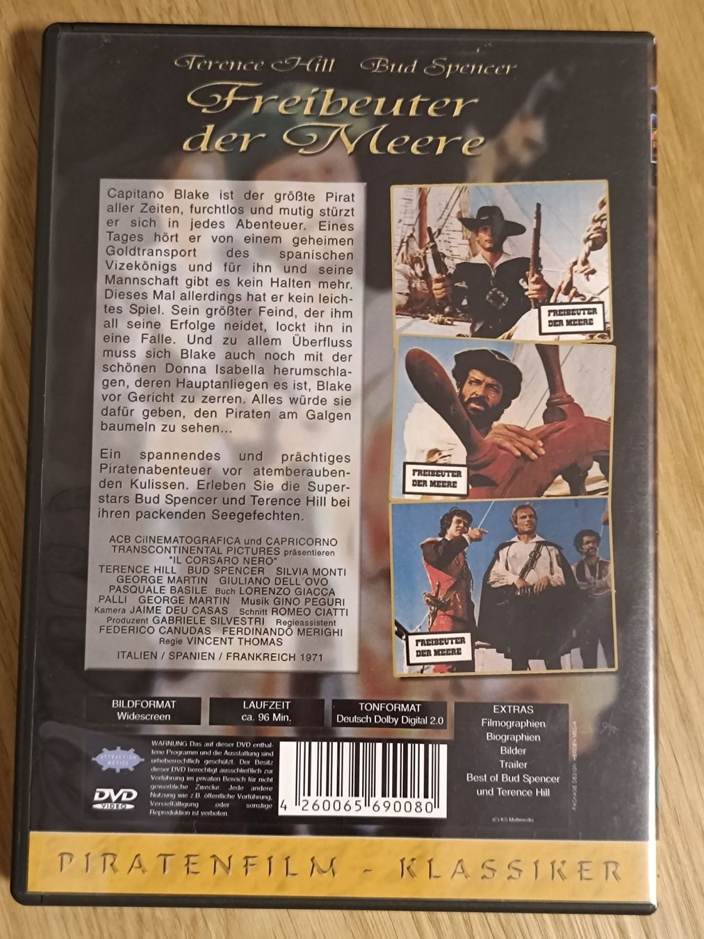 Tutti i DVDs: DVD - Freibeuter der Meere – Usato da Ibach venduto da Rhv 1