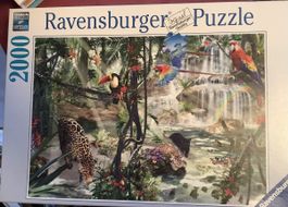 Ravensburger Puzzle Dschungel 2000 Teile Motiv Tiere