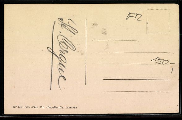 Cartoline postali: Saint-Cergue, Strassenansicht mit Hotel  – Usato da Berlin venduto da bartko-reher 1