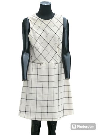 SPORTMAX Sommerkleid kariert Gr. 38/M