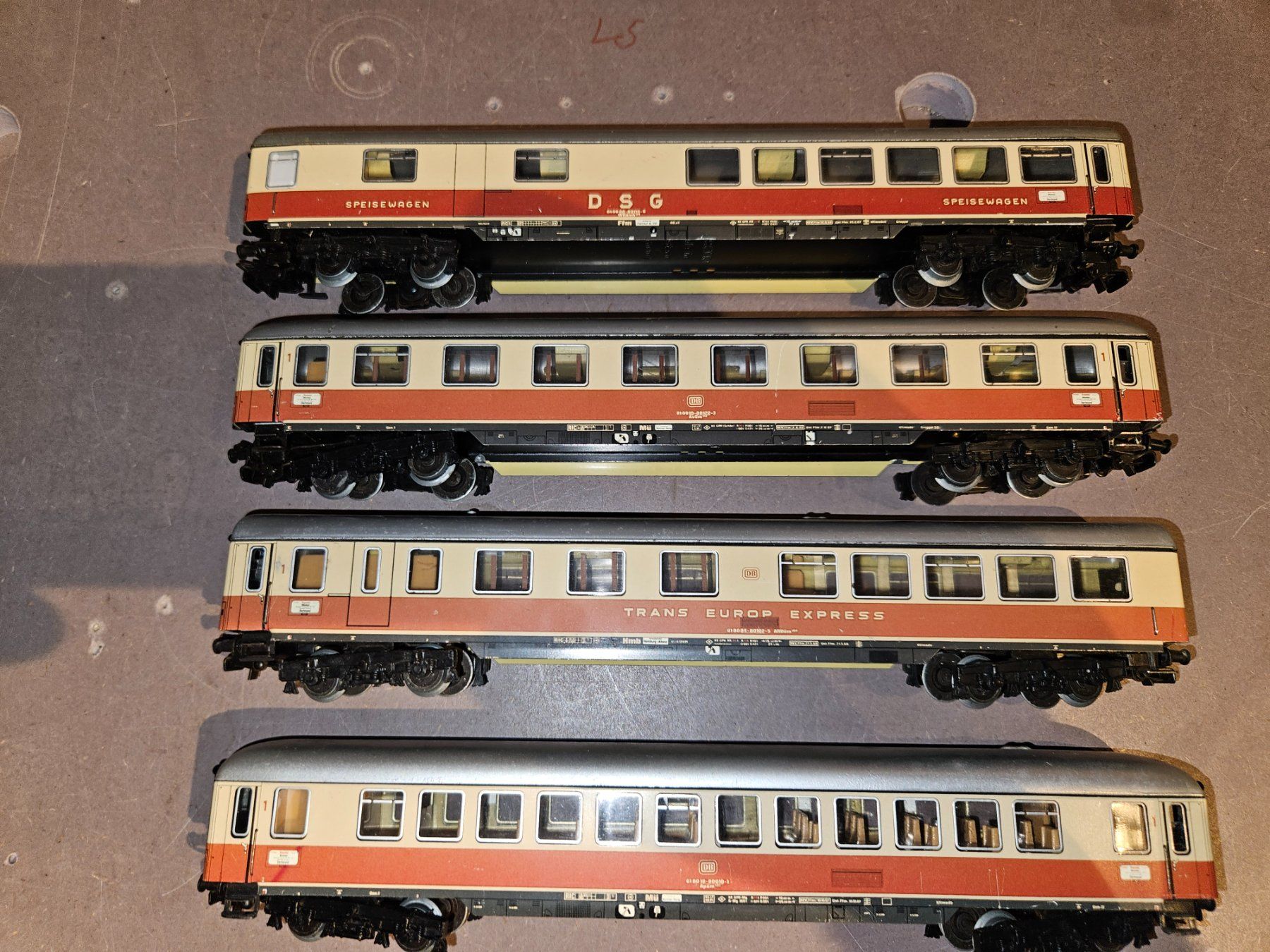 Märklin Modellini di ferrovie: Märklin 4056 4057 DB TEE ohne OVP – Usato da Bern venduto da lukas90pilze 2