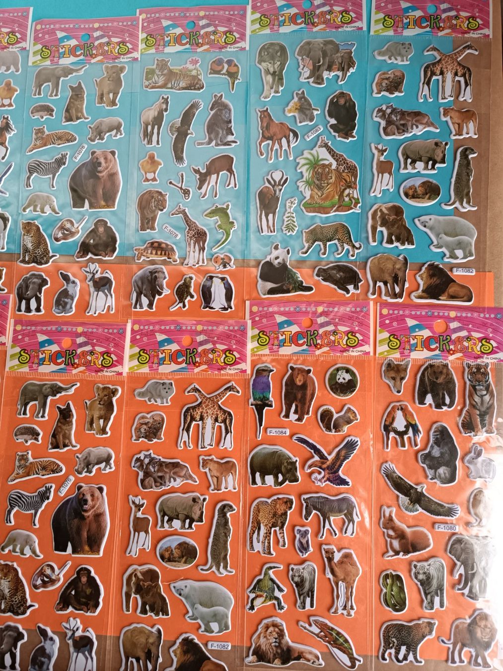 Sticker: Bogen, Viele 3D Tiere Sticker, Tiger, Bär etc. – Nuovo e nell'imballaggio originale da Vogelsang AG venduto da miinlade 2