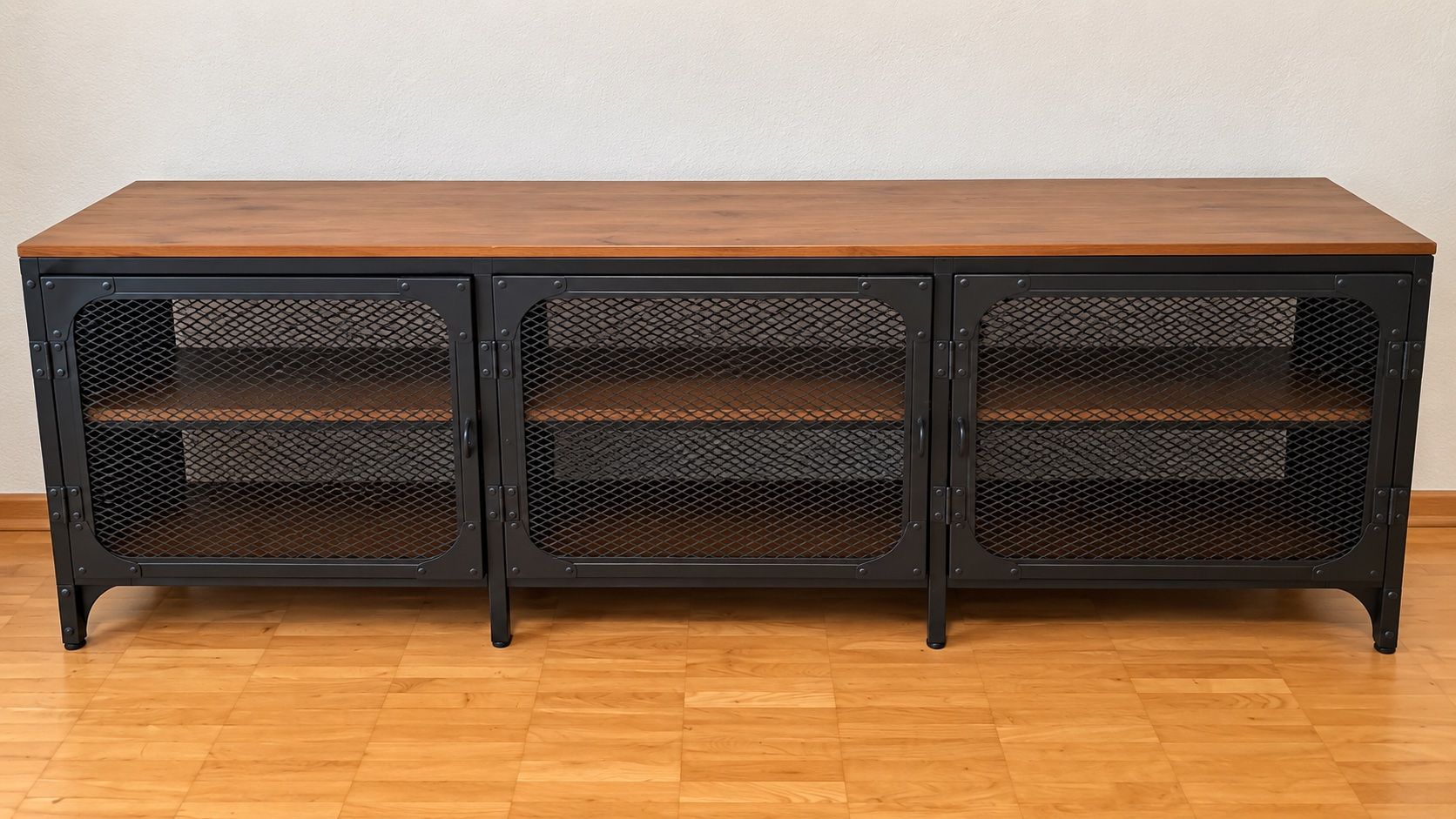 Ikea TV Möbel: TV-Sideboard Metall Holz gebraucht – Gebraucht aus Künten von joe_99yw