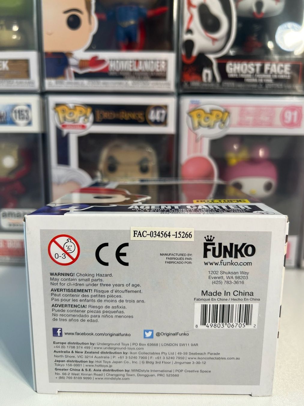 Funko Statuette: Funko POP! Marvel Agent Carter Edition Limitée (Sortie 2015) – Nuovo e nell'imballaggio originale da Le Mouret venduto da perfectbijou 5