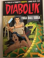 DIABOLIK FUGA DALL'ISOLA  inedito N° 9 ANNO 2007 ( XLVI )