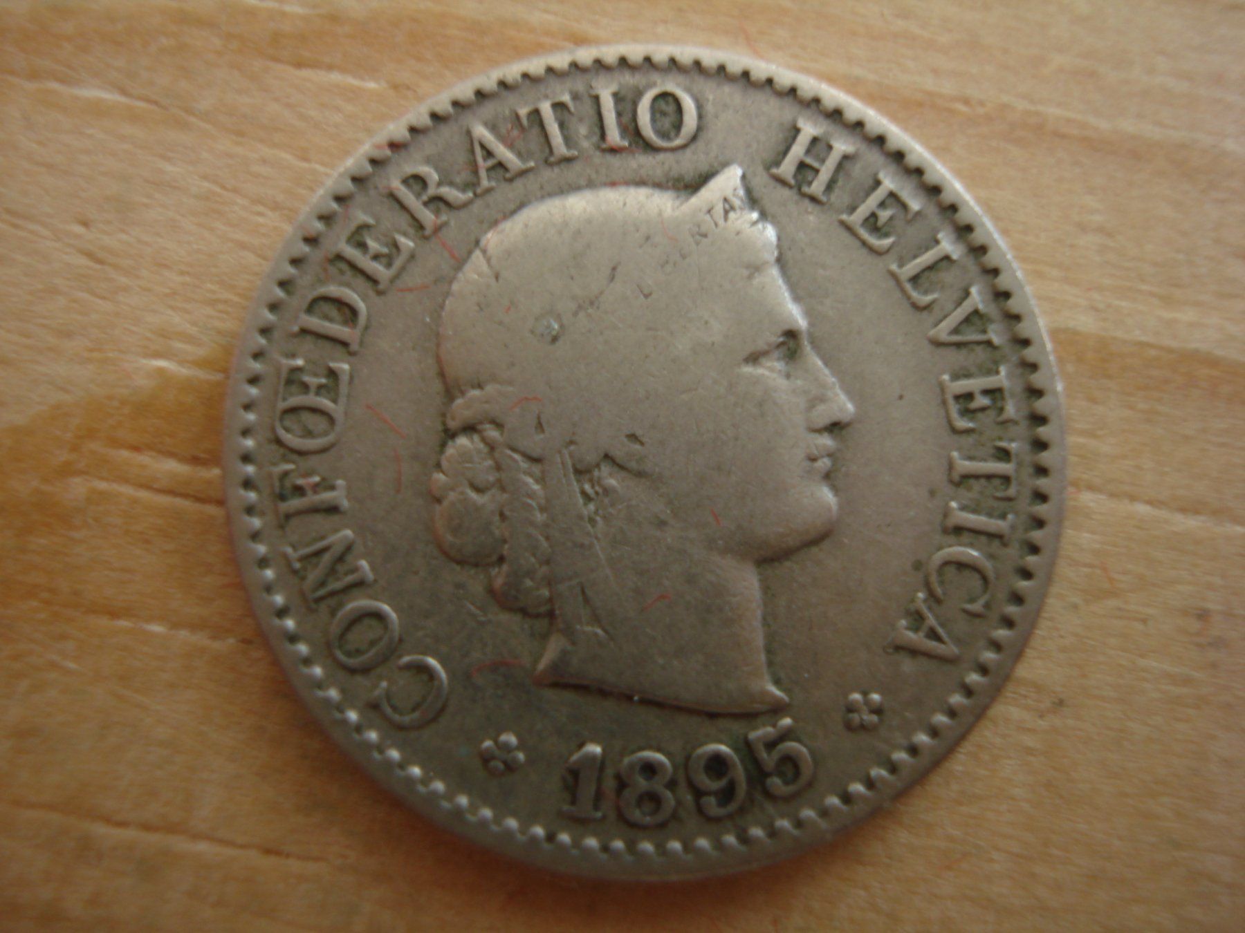 Tutti le monete: (S1) 5 Rappen 1895 – Usato da Erlach venduto da Net-Coins