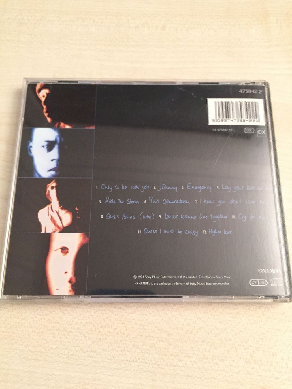 CD: Roachford - Permanent Shade of Blue – Usato da Rüti ZH venduto da alumedien 1