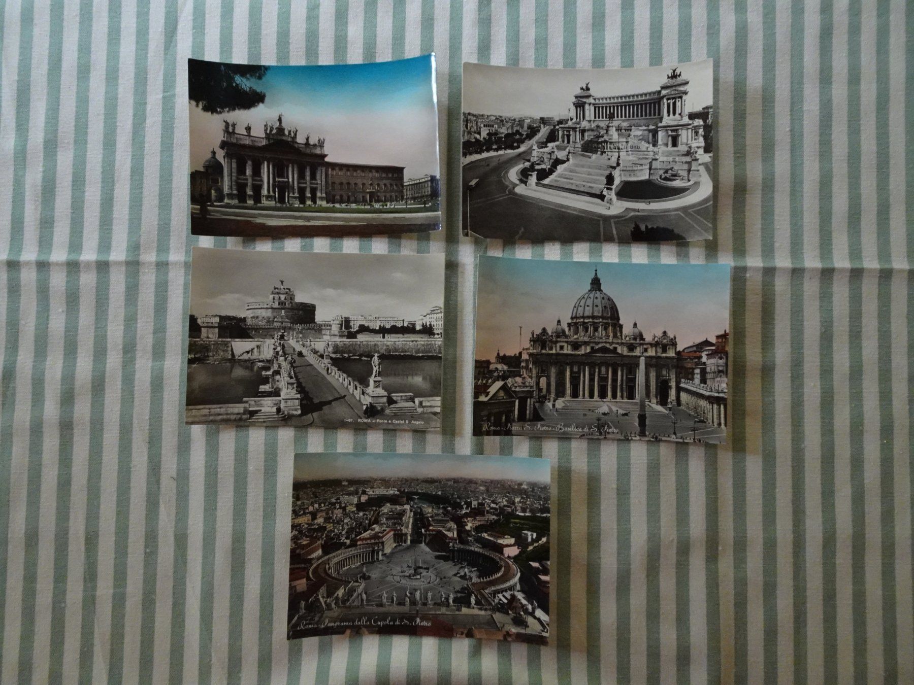 Cartoline postali: 5 Stk. Ansichtskarten Rom 1953 - M127 – Usato da Küssnacht am Rigi venduto da Kleinpreis-Shop