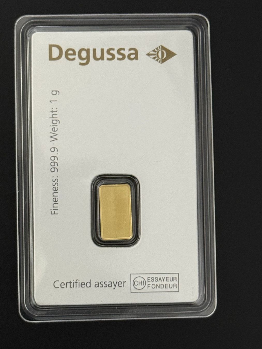Metalli preziosi: Goldbarren 1g Degussa – Nuovo e nell'imballaggio originale da Untersiggenthal venduto da byiggy 1