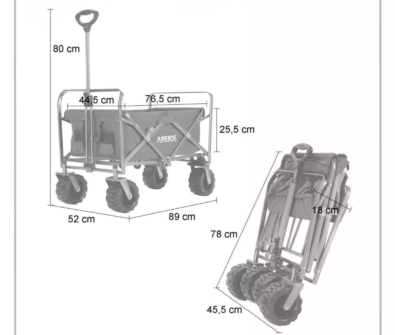 Carriole: Stabile Bollerwagen ohne Dach – Nuovo e nell'imballaggio originale da Amriswil venduto da JaJa-Express 6