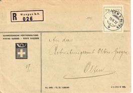 FRANCO-Brief eingeschrieben 1932
