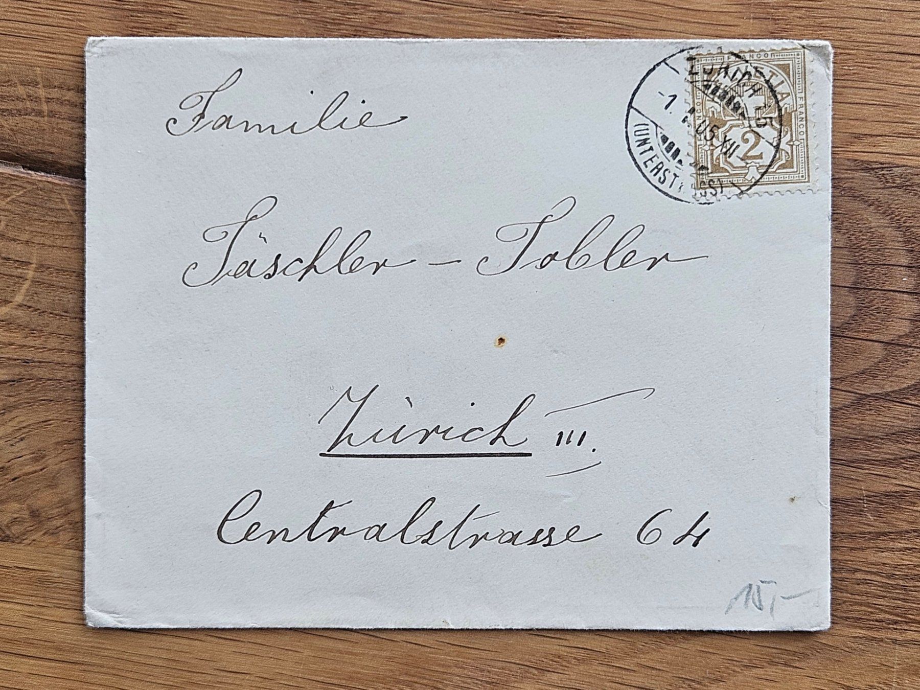 Tutti i francobolli: schönes Brieflein 1905 ab 1.50 – Usato da Buttikon SZ venduto da Marcelr
