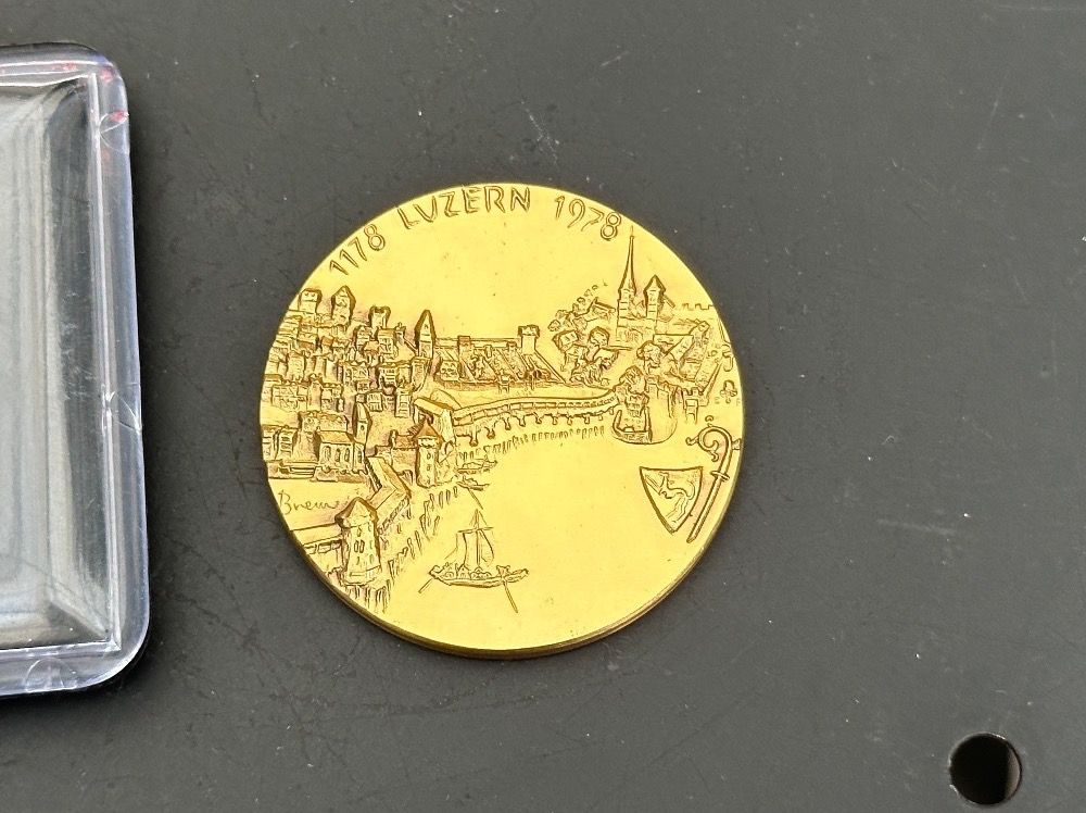 1978 JubiläumsVolksmarsch Münze 800 Jahre Luzern Kaufen auf Ricardo