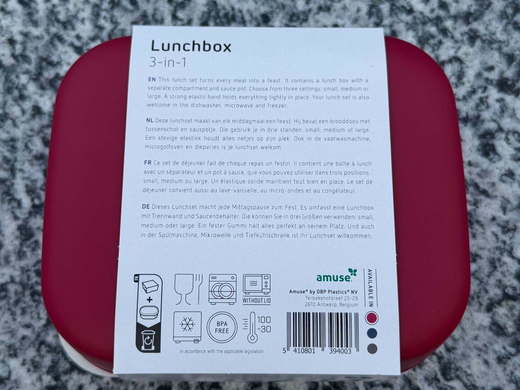 Contenitori & Simili: AMUSE Lunchbox 3 in 1 – Nuovo e nell'imballaggio originale da Wattwil venduto da edel88 3