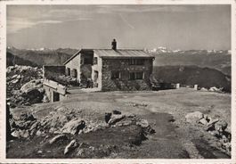 Arosa alte Ansichtskarte Weisshorngipfelhütte um 1953 selten