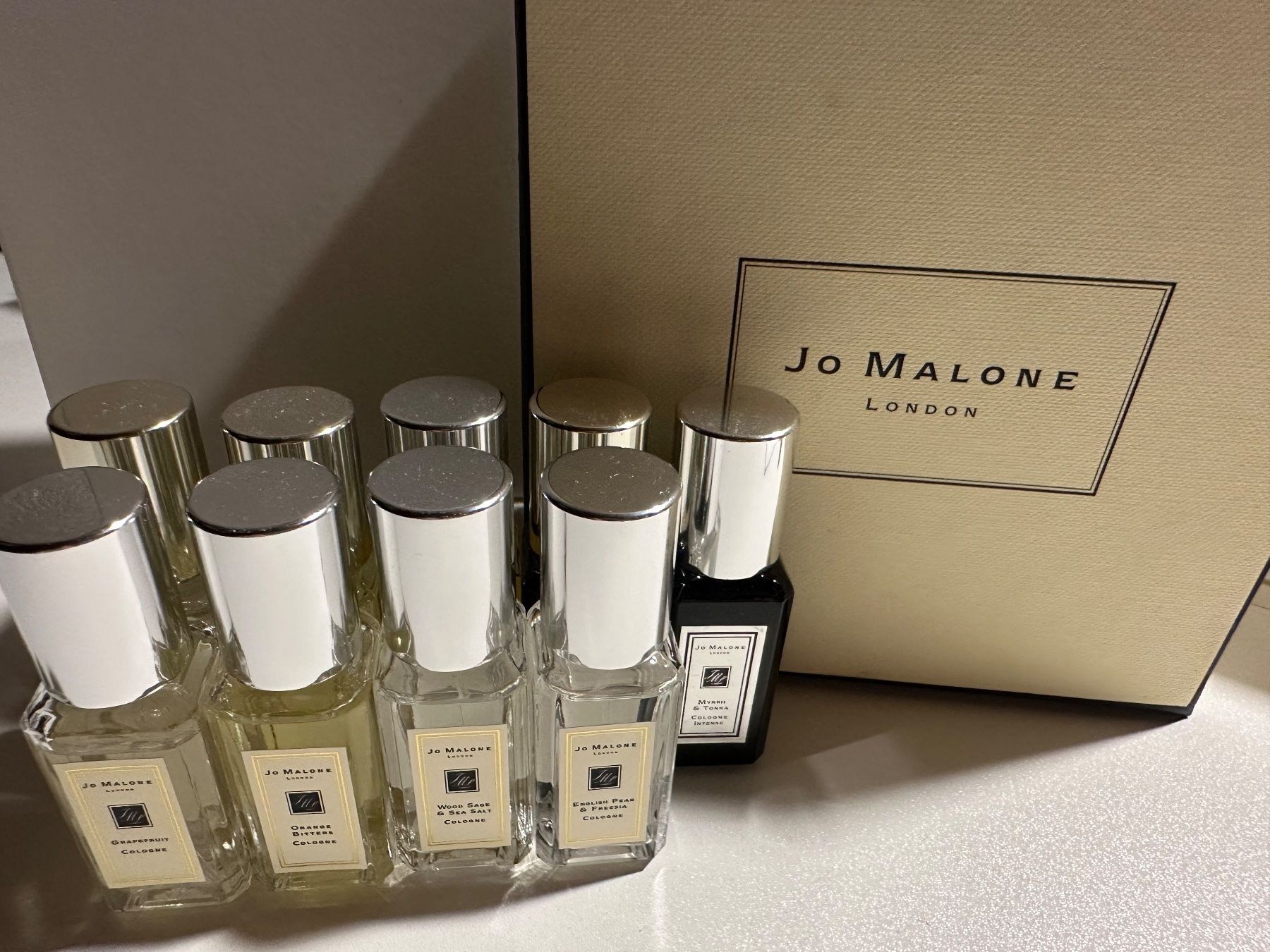 Jo Malone Profumi & Eau de Toilette: Original Jo Malone Parfumminiaturenset, neu – Nuovo (secondo la descrizione) da Aarburg venduto da flacon05 3