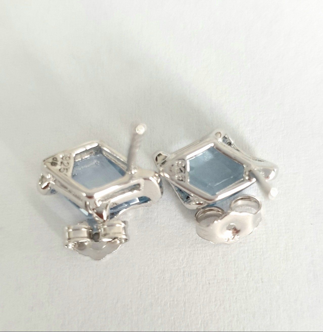 Orecchini pendenti & Orecchini a lobo: Silber 925 Ohrringe mit Aquamarin, Ozeanblua & elegant - Neu – Nuovo e nell'imballaggio originale da Uetikon am See venduto da Coralreef 5